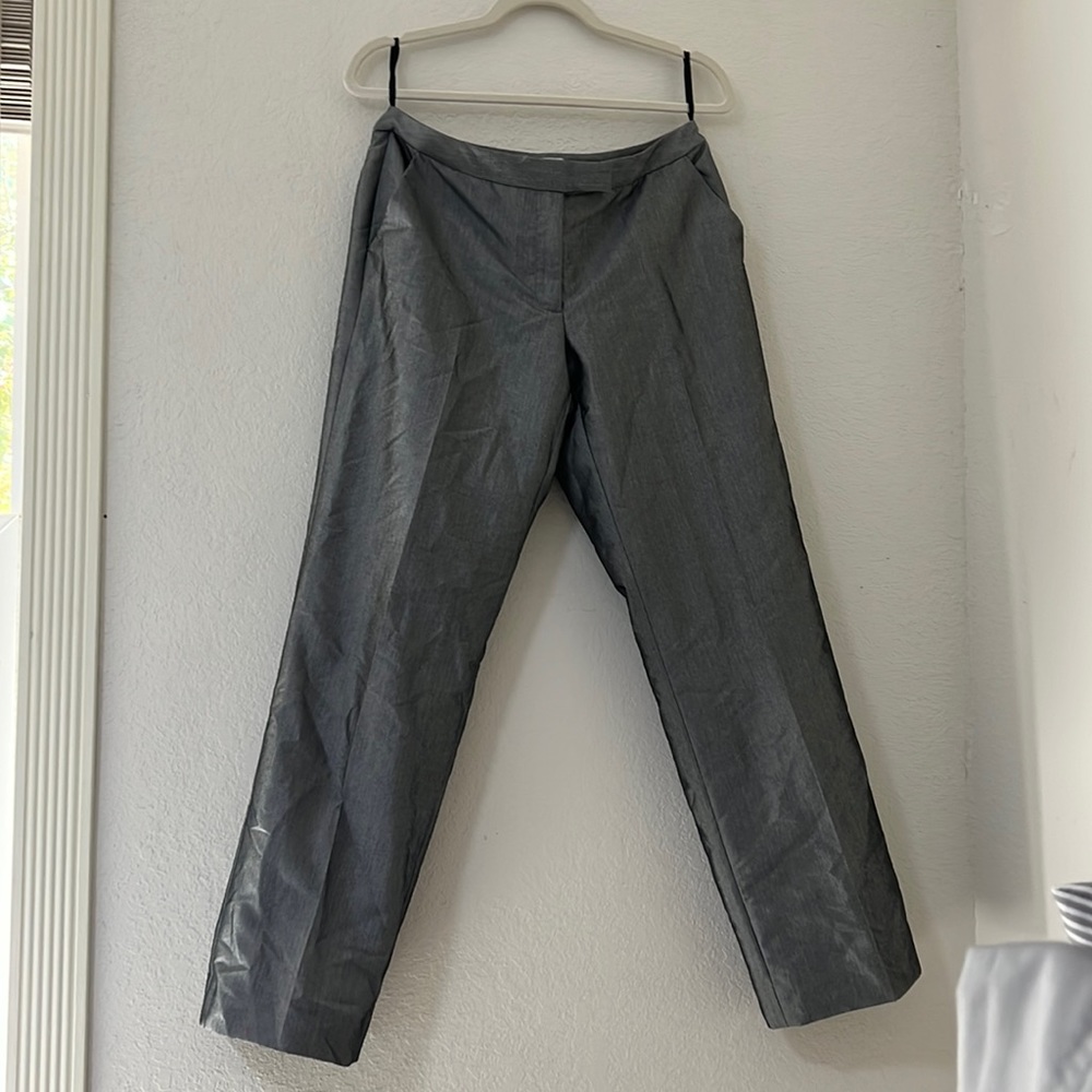 Gray Calvin Klein Dress Pants